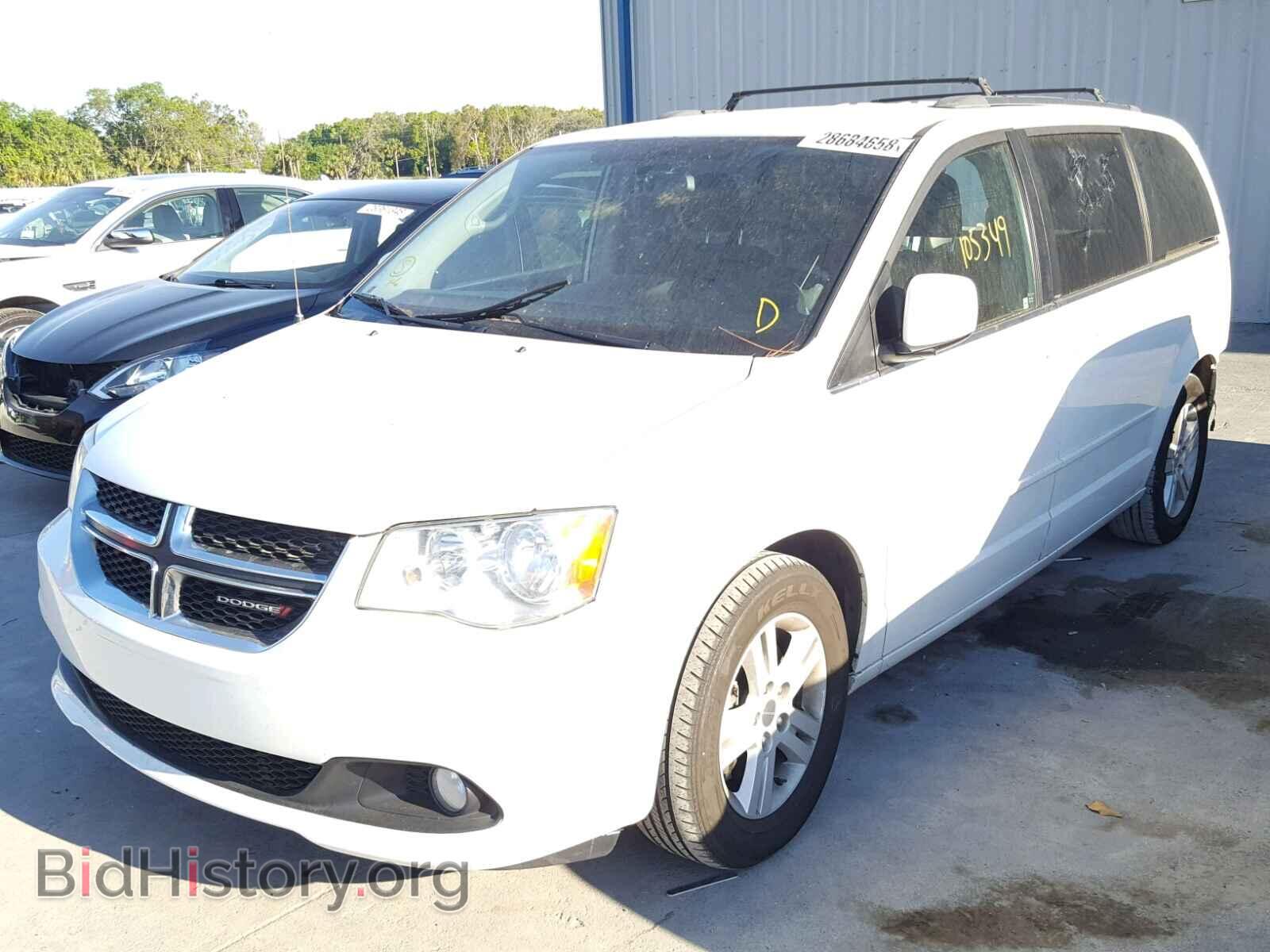 2013 DODGE CARAVAN - VIN: 2C4RDGDG2DR606486 - Фото 2