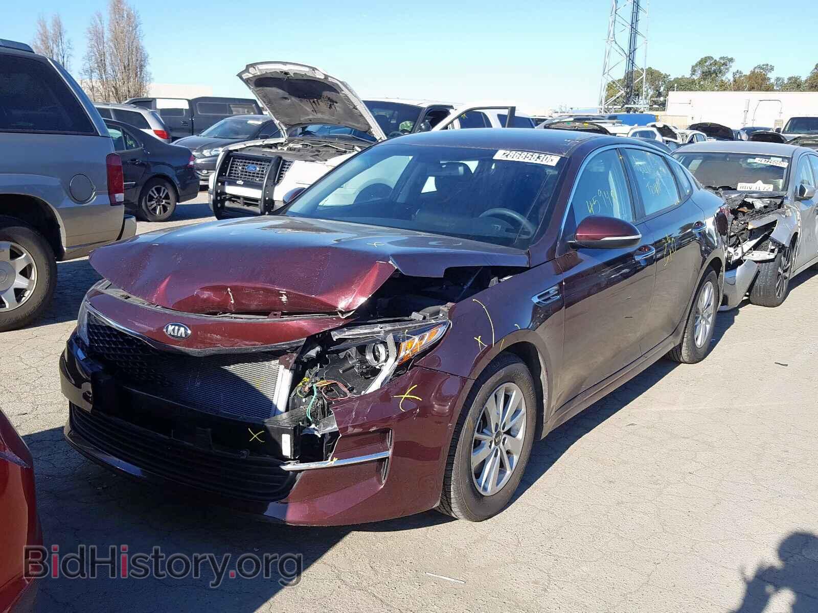 2018 KIA OPTIMA - VIN: 5XXGT4L36JG198246 - Фото 2