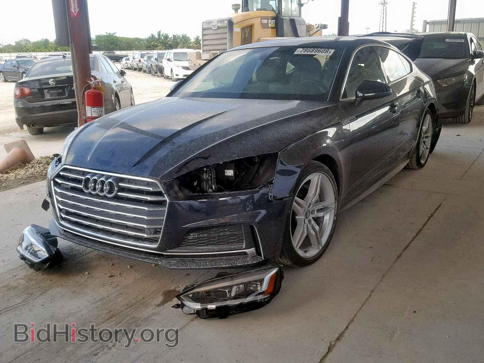 2018 AUDI A5 PREMIUM - VIN: WAUENCF55JA092369 - Фото 2