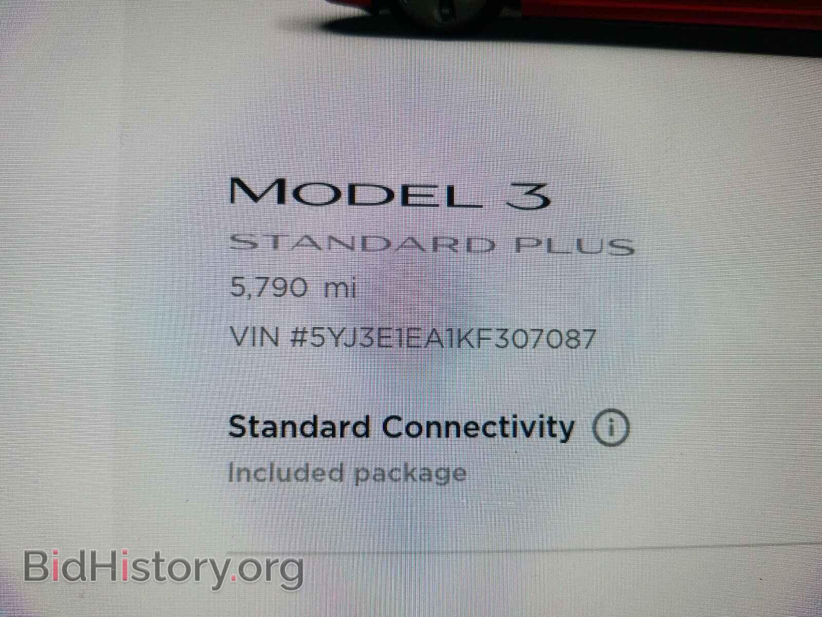 2019 TESLA MODEL 3 - VIN: 5YJ3E1EA1KF307087 - Photo 8