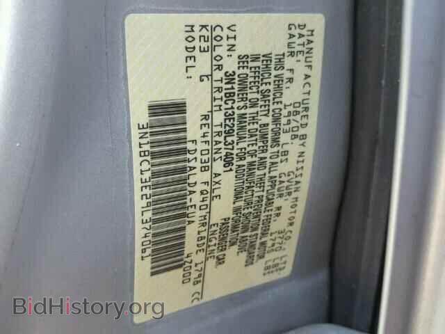 2009 NISSAN VERSA - VIN: 3N1BC13E29L374061 - Фото 10