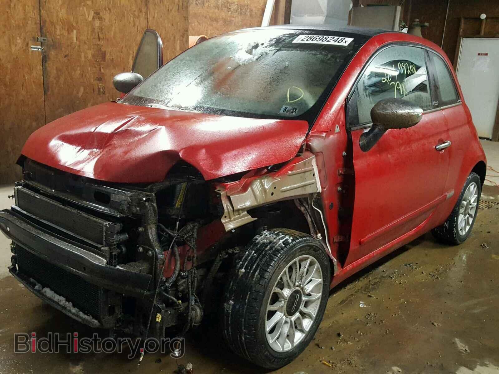 2012 FIAT 500 - VIN: 3C3CFFER9CT225700 - Фото 2