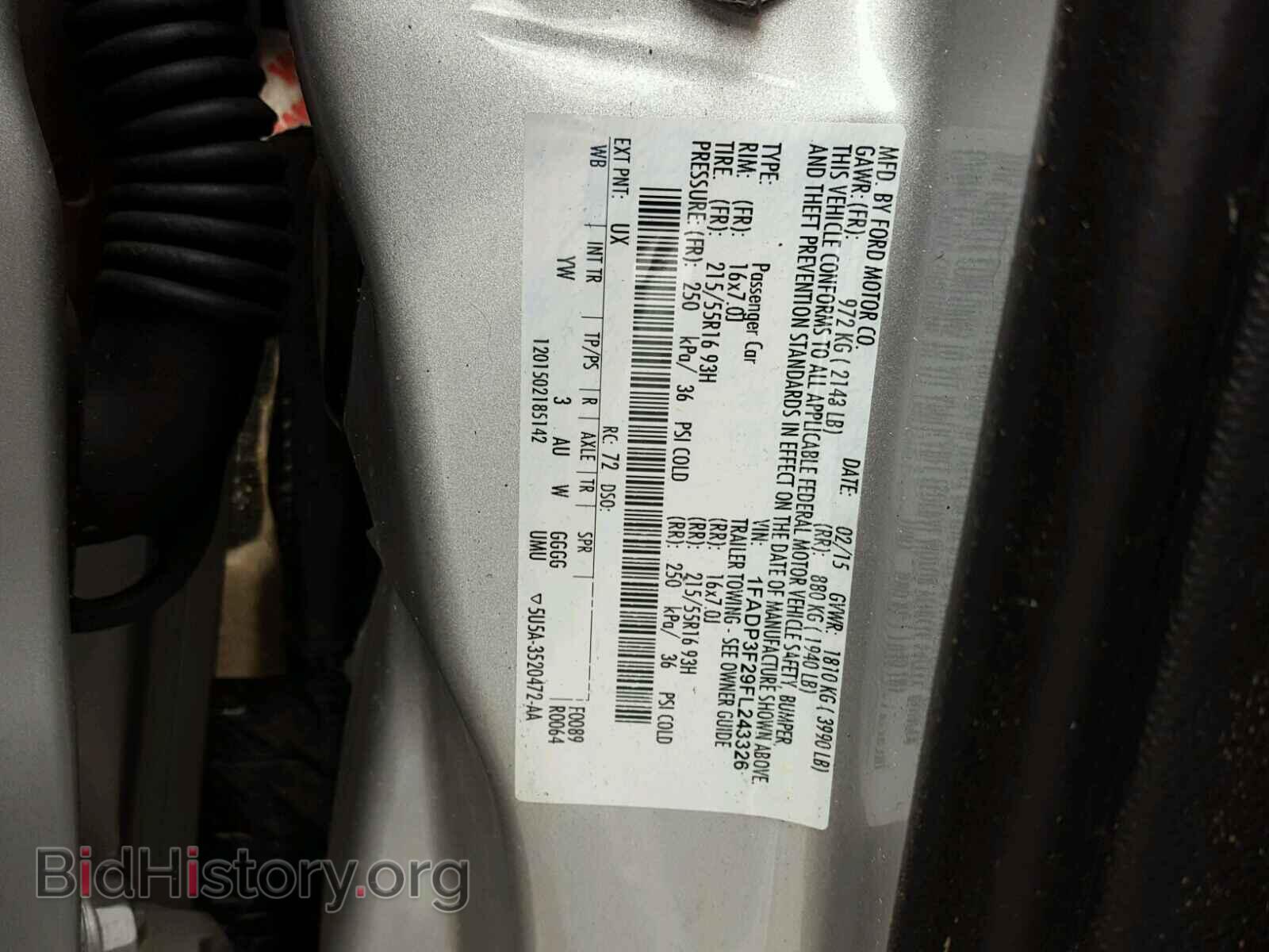 2015 FORD FOCUS - VIN: 1FADP3F29FL243326 - Фото 10