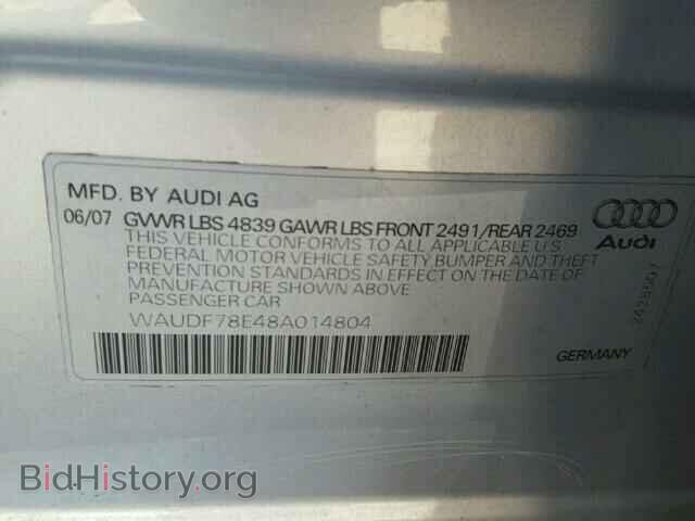 2008 AUDI A4 - VIN: WAUDF78E48A014804 - Photo 10