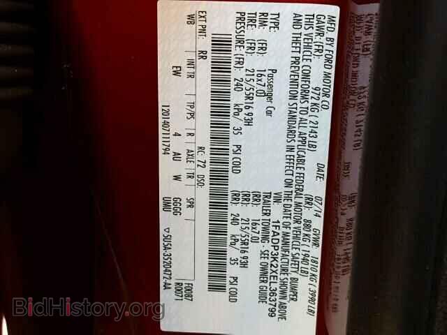 2014 FORD FOCUS - VIN: 1FADP3K2XEL363799 - Photo 10