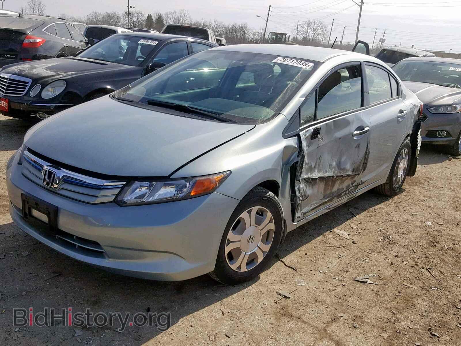 2012 HONDA CIVIC - VIN: JHMFB4F35CS007739 - Photo 2