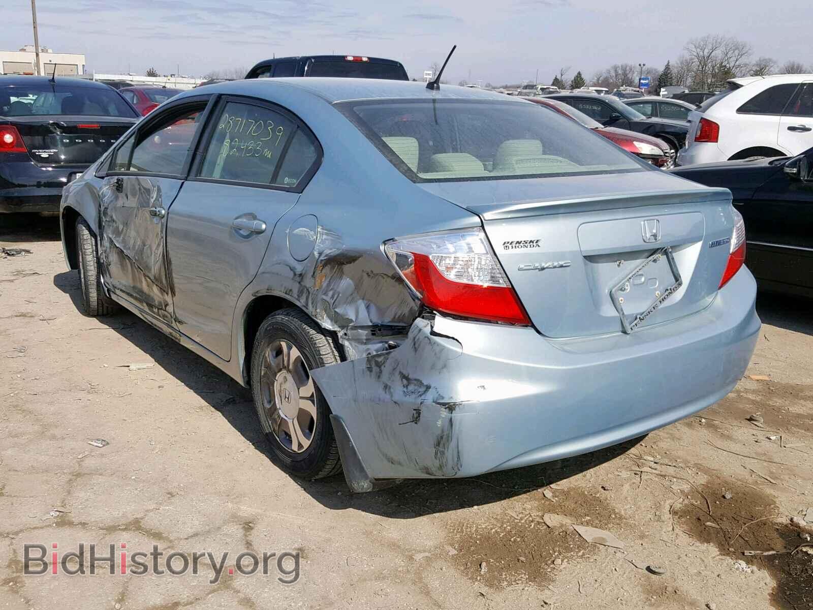 2012 HONDA CIVIC - VIN: JHMFB4F35CS007739 - Photo 3