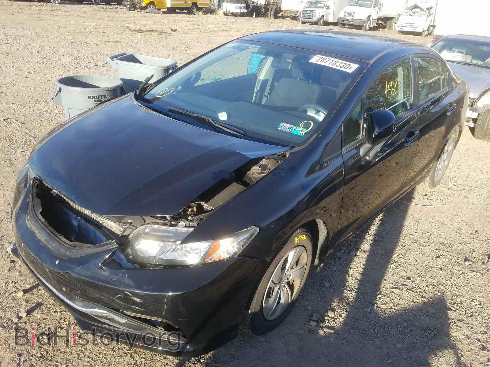 2013 HONDA CIVIC - VIN: 19XFB2F53DE261493 - Фото 2