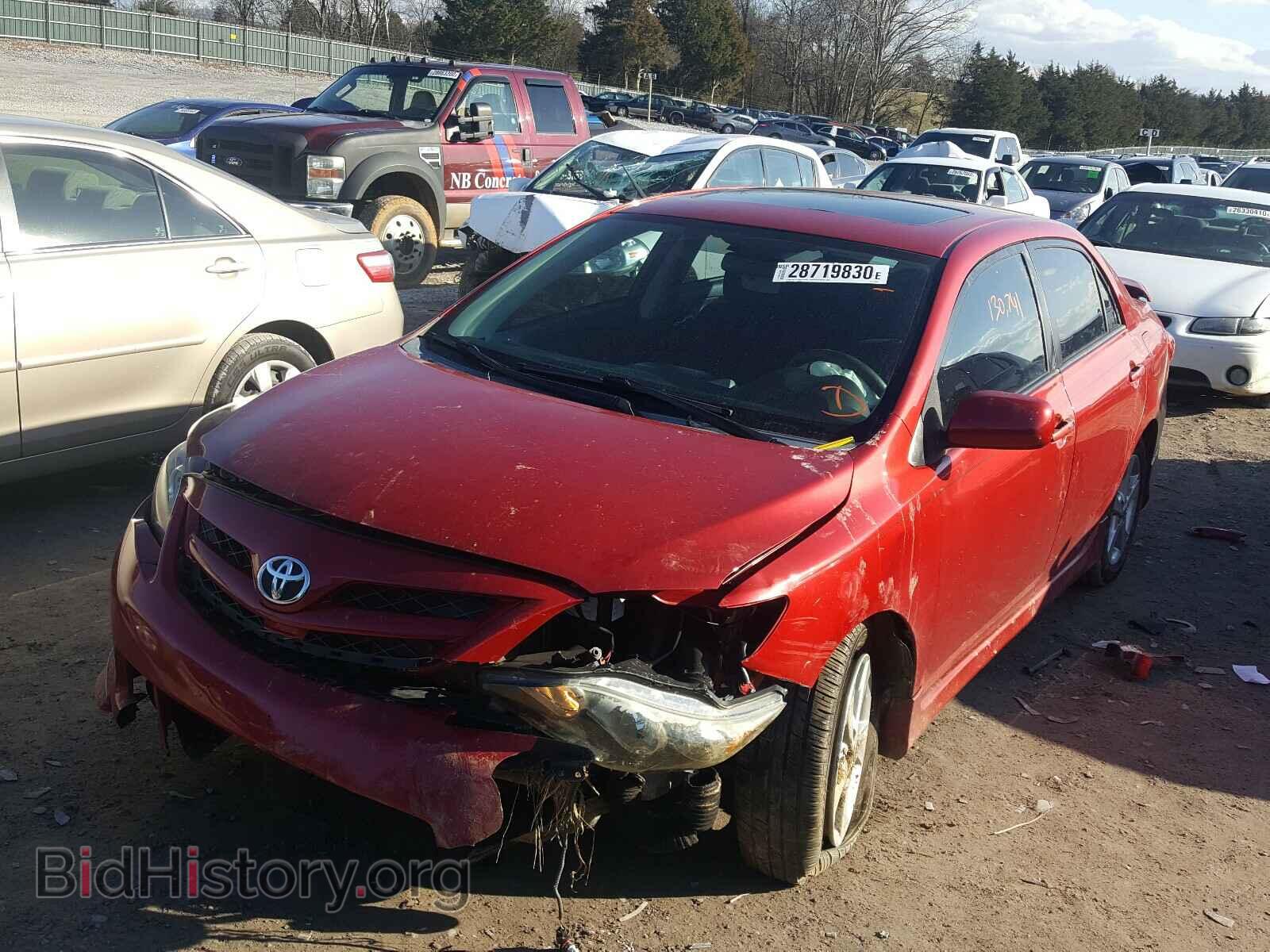 2011 TOYOTA COROLLA - VIN: 2T1BU4EE6BC596068 - Фото 2