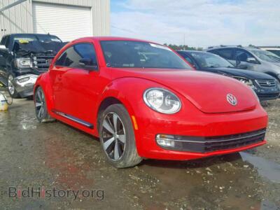 2012 Volkswagen BEETLE Beetle TUR, red — VIN 3VW4A7AT9CM633983, Copart