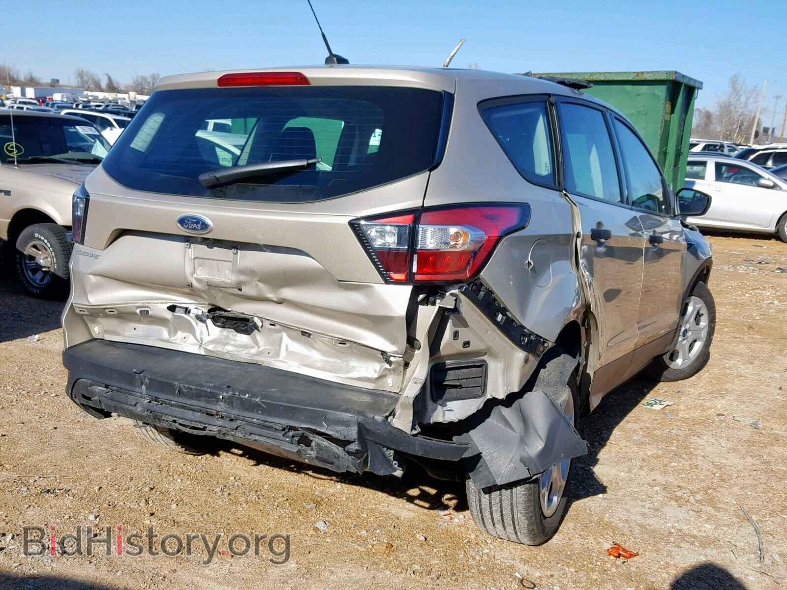 2017 FORD ESCAPE S - VIN: 1FMCU0F72HUE08084 - Фото 4