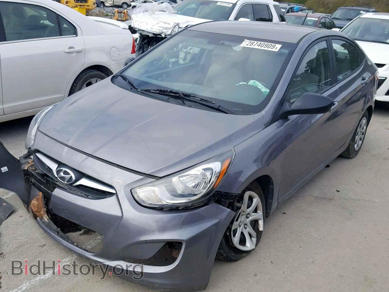 2014 HYUNDAI ACCENT - VIN: KMHCT4AE7EU755664 - Фото 2