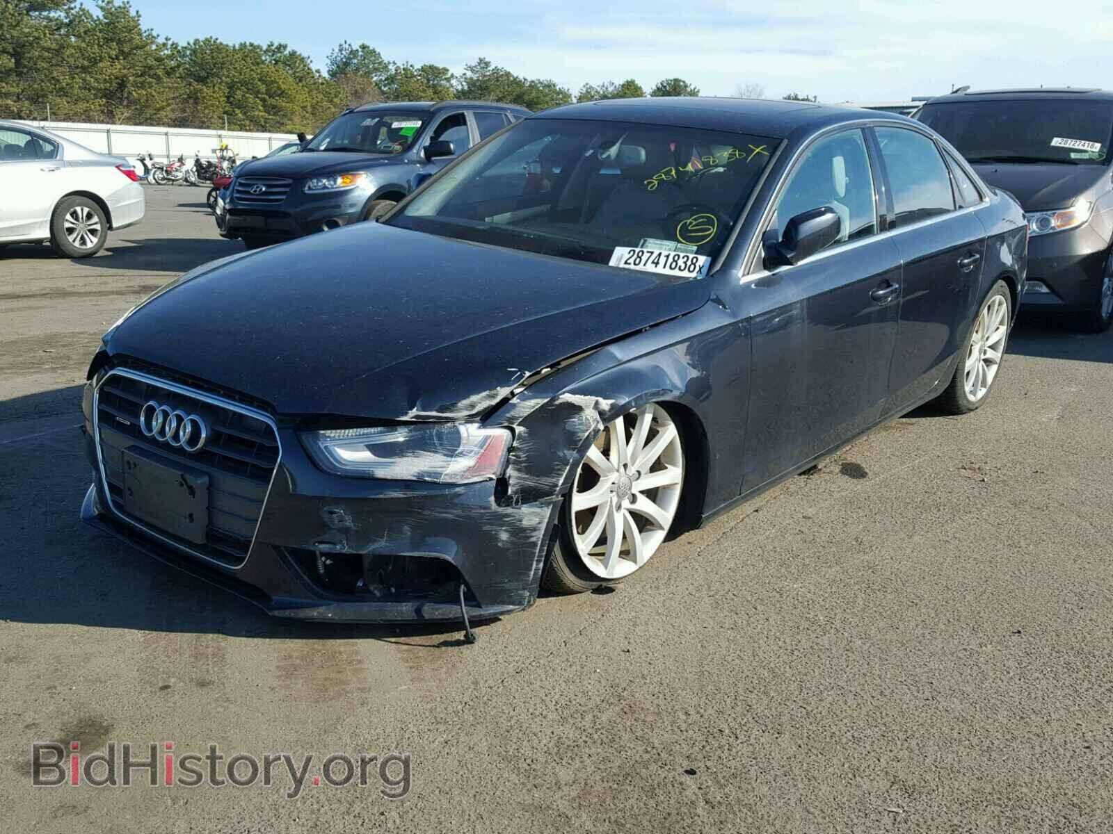 2013 AUDI A4 - VIN: WAUFFAFL0DN008394 - Фото 2
