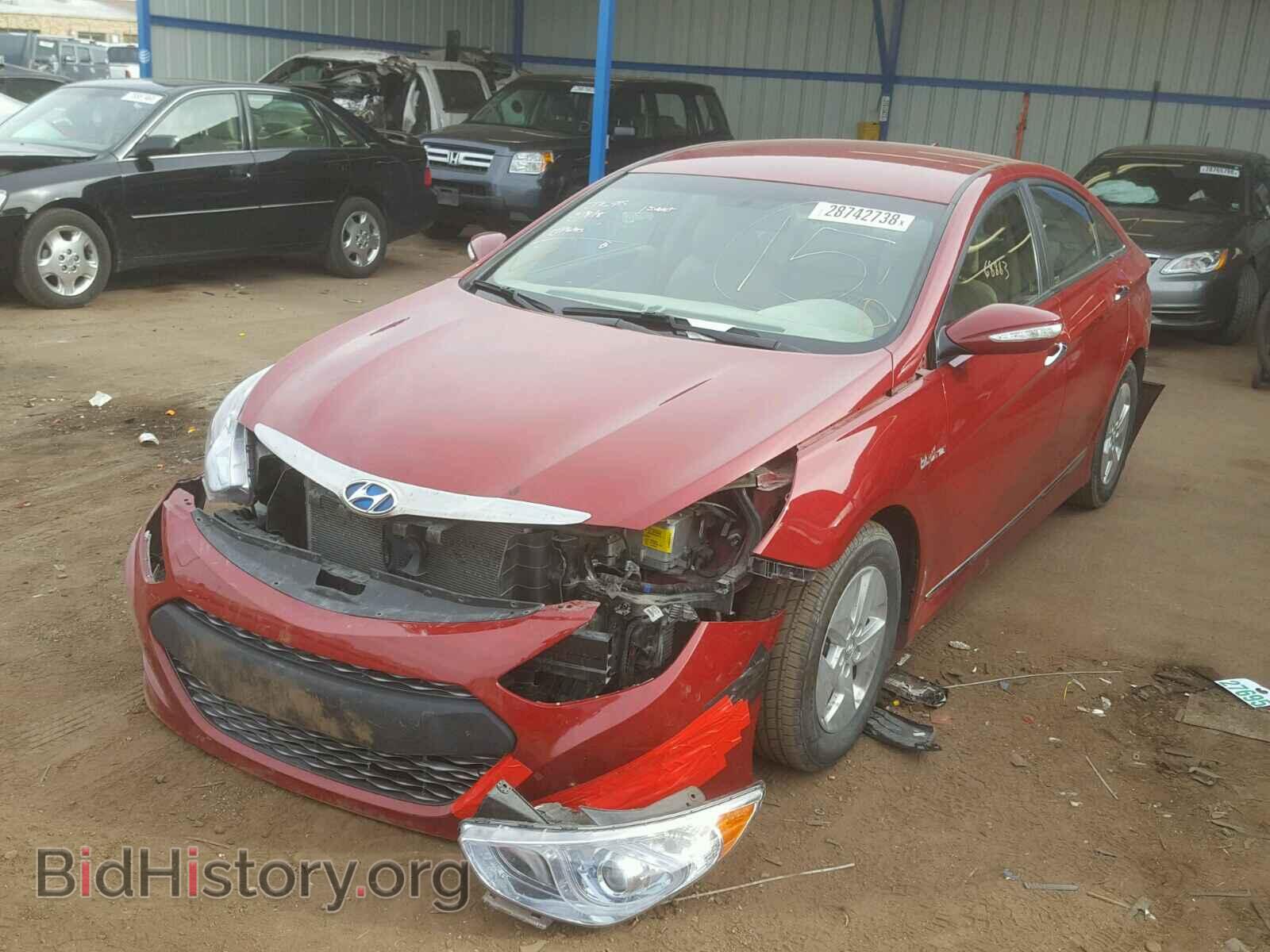 2012 HYUNDAI SONATA - VIN: KMHEC4A49CA039752 - Фото 2