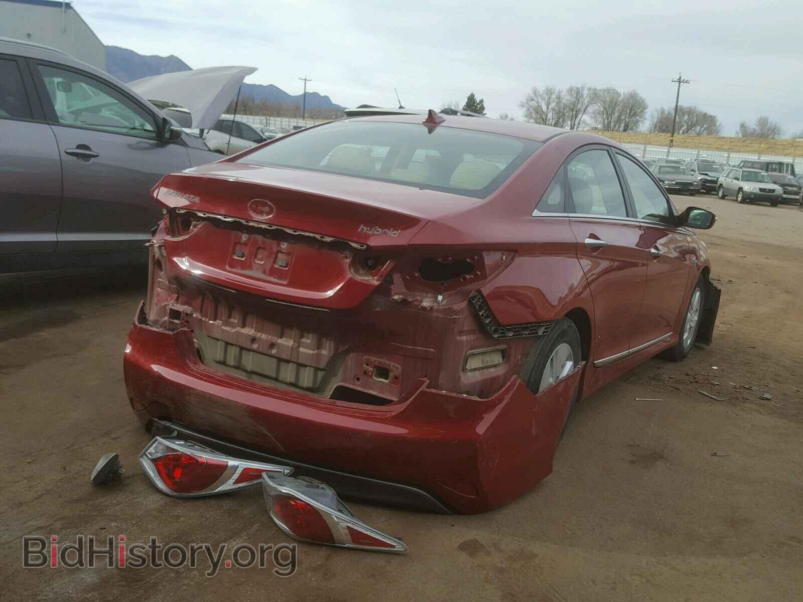 2012 HYUNDAI SONATA - VIN: KMHEC4A49CA039752 - Фото 4