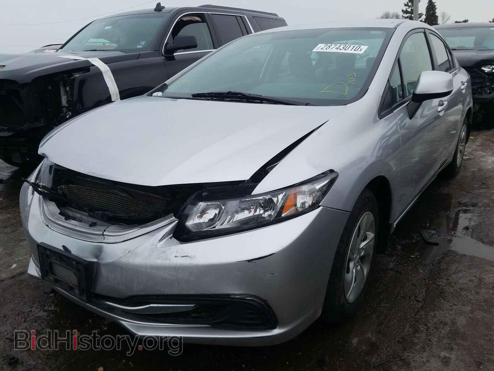 2013 HONDA CIVIC - VIN: 19XFB2F58DE016897 - Фото 2
