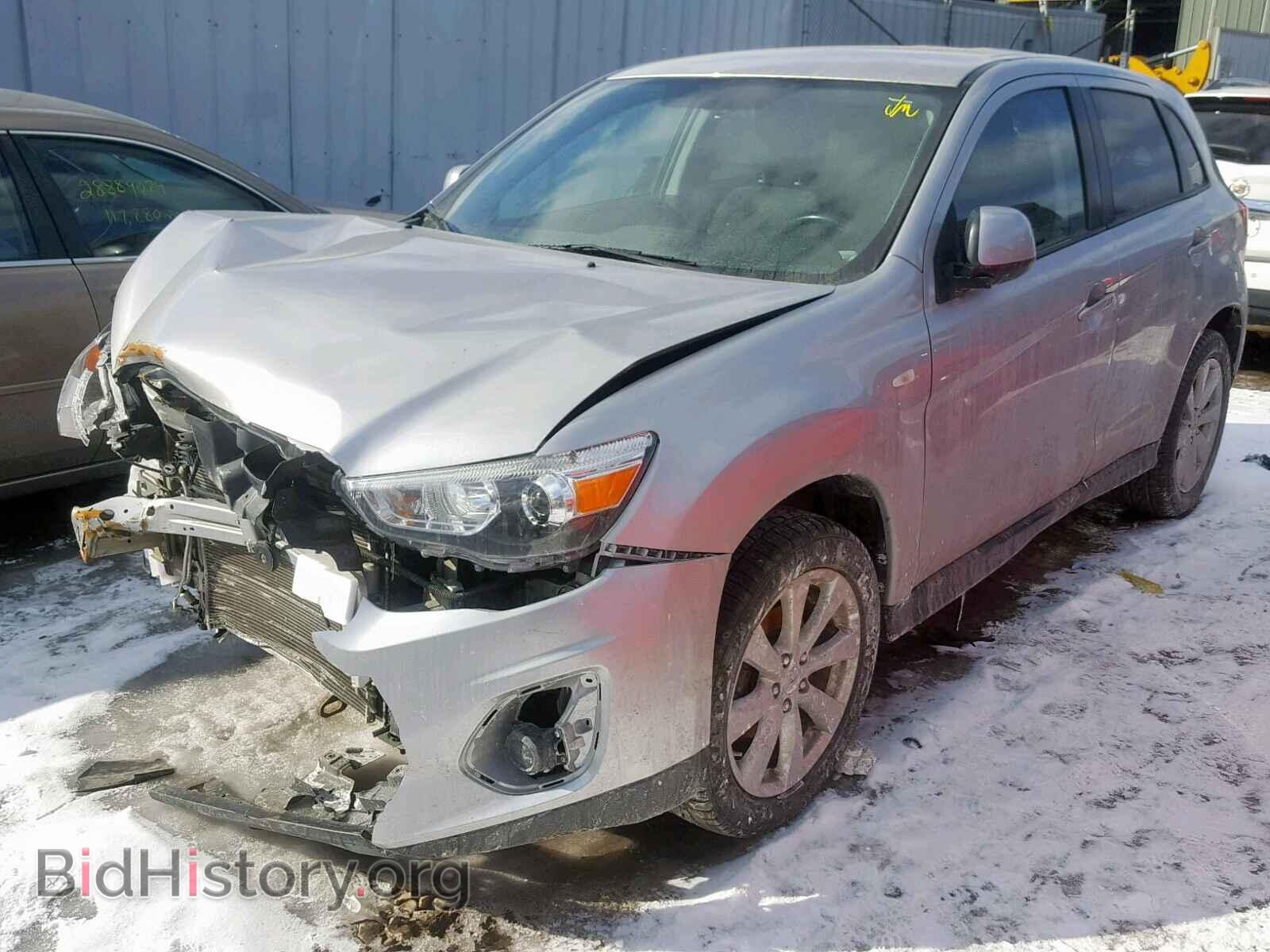 2014 MITSUBISHI OUTLANDER - VIN: 4A4AR3AUXEE012107 - Фото 2