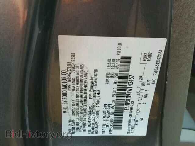 2011 FORD FOCUS - VIN: 1FAHP3EN9BW143457 - Фото 10