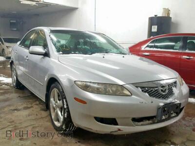 2005 Mazda 6 6 I, серебристый — VIN 1YVHP80C355M05345, Copart