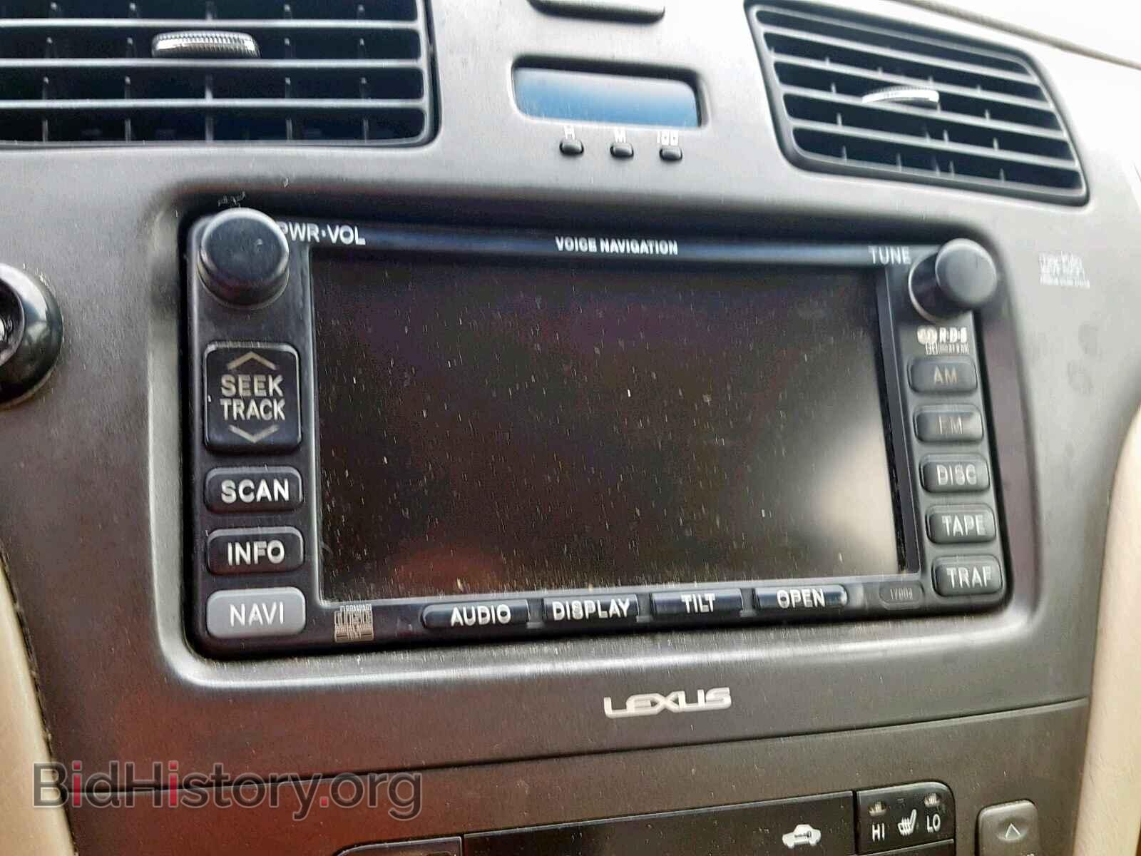 2002 LEXUS ES300 - VIN: JTHBF30GX20009487 - Фото 9