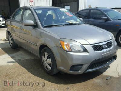 2011 Kia RIO BASE, серый — VIN KNADH4A33B6941465, Copart