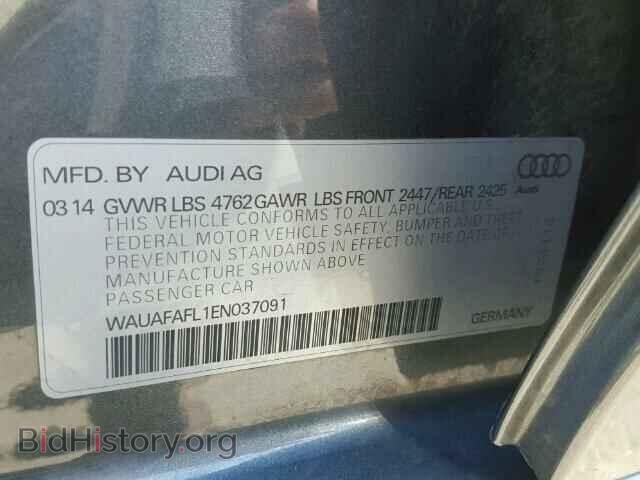 2014 AUDI A4 - VIN: WAUAFAFL1EN037091 - Фото 10