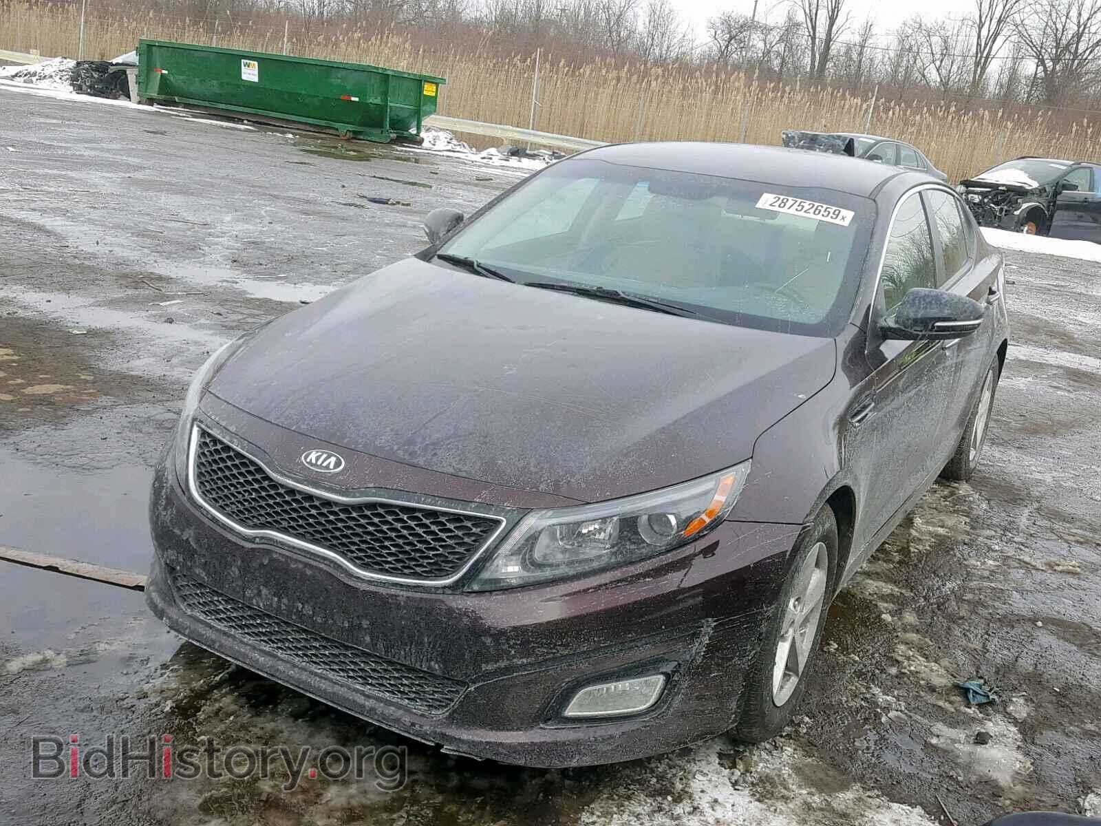 2014 KIA OPTIMA - VIN: 5XXGM4A75EG340630 - Фото 2