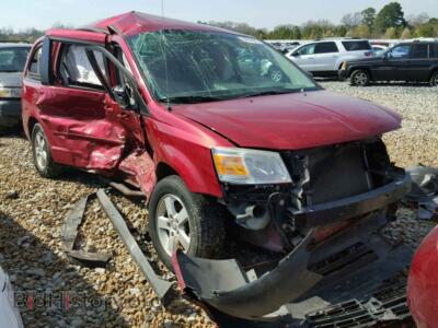 2009 Dodge CARAVAN Grand Cara, burgundy — VIN 2D8HN44E59R580481, Copart