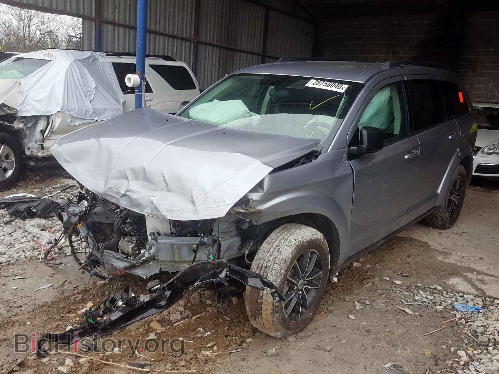 2018 DODGE JOURNEY - VIN: 3C4PDCAB7JT352713 - Фото 2