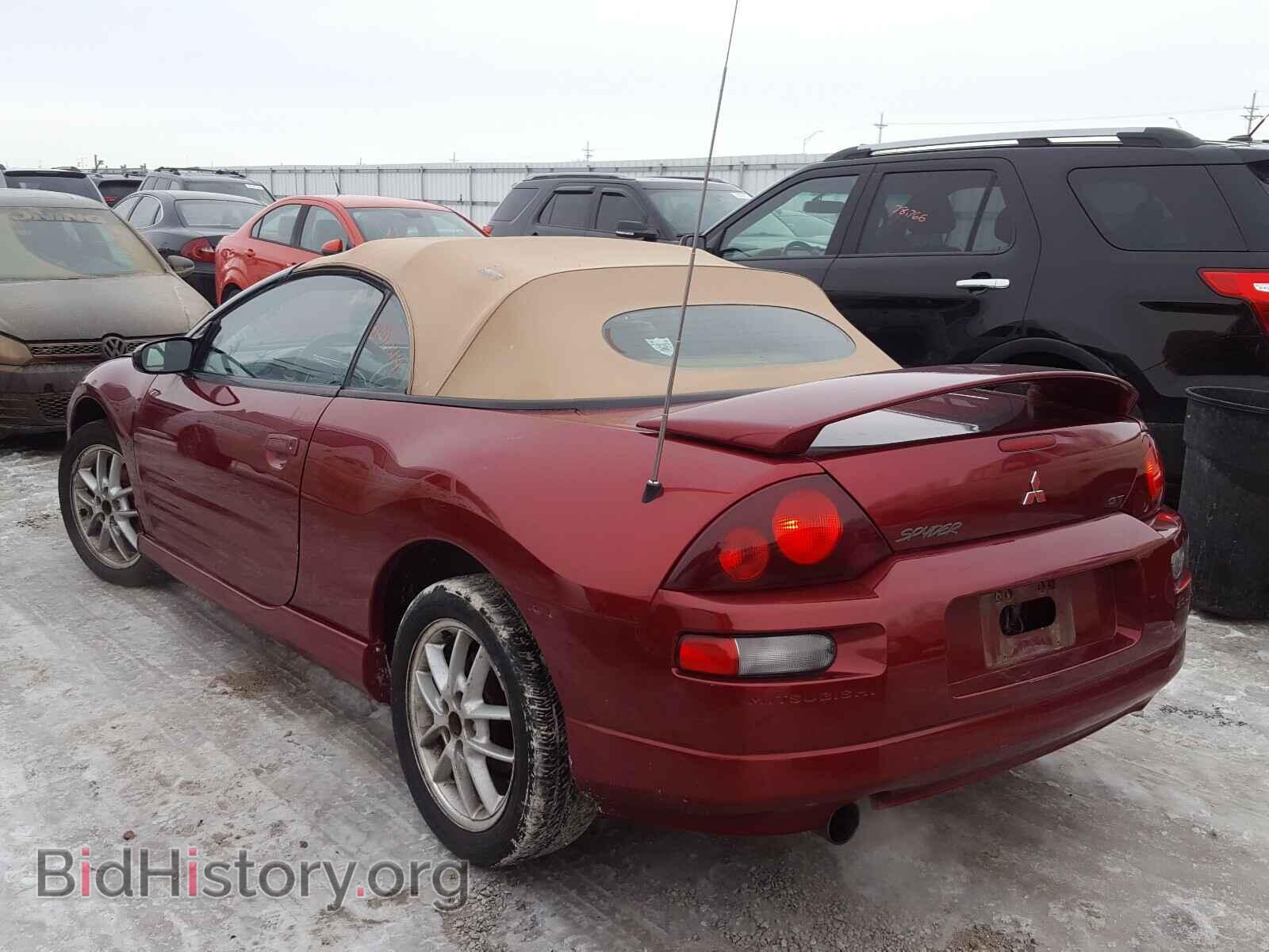 2001 MITSUBISHI ECLIPSE - VIN: 4A3AE55H81E004431 - Фото 3