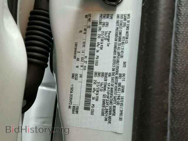 2015 FORD FOCUS - VIN: 1FADP3F22FL280136 - Фото 10
