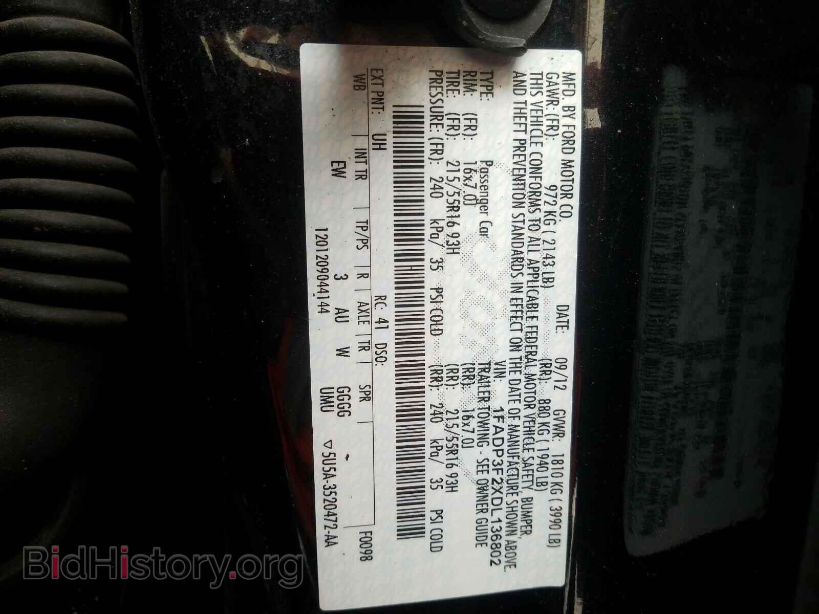 2013 FORD FOCUS - VIN: 1FADP3F2XDL136802 - Photo 10