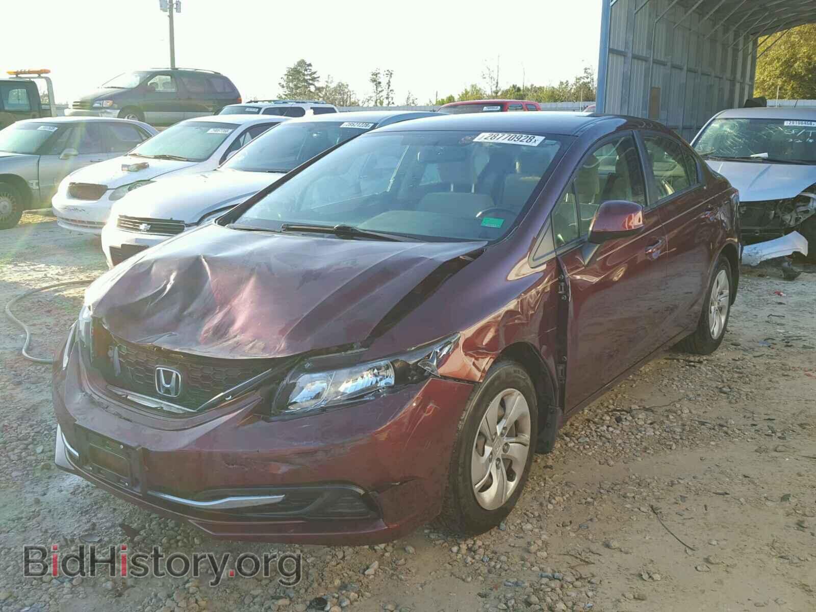 2013 HONDA CIVIC - VIN: 19XFB2E5XDE024971 - Фото 2