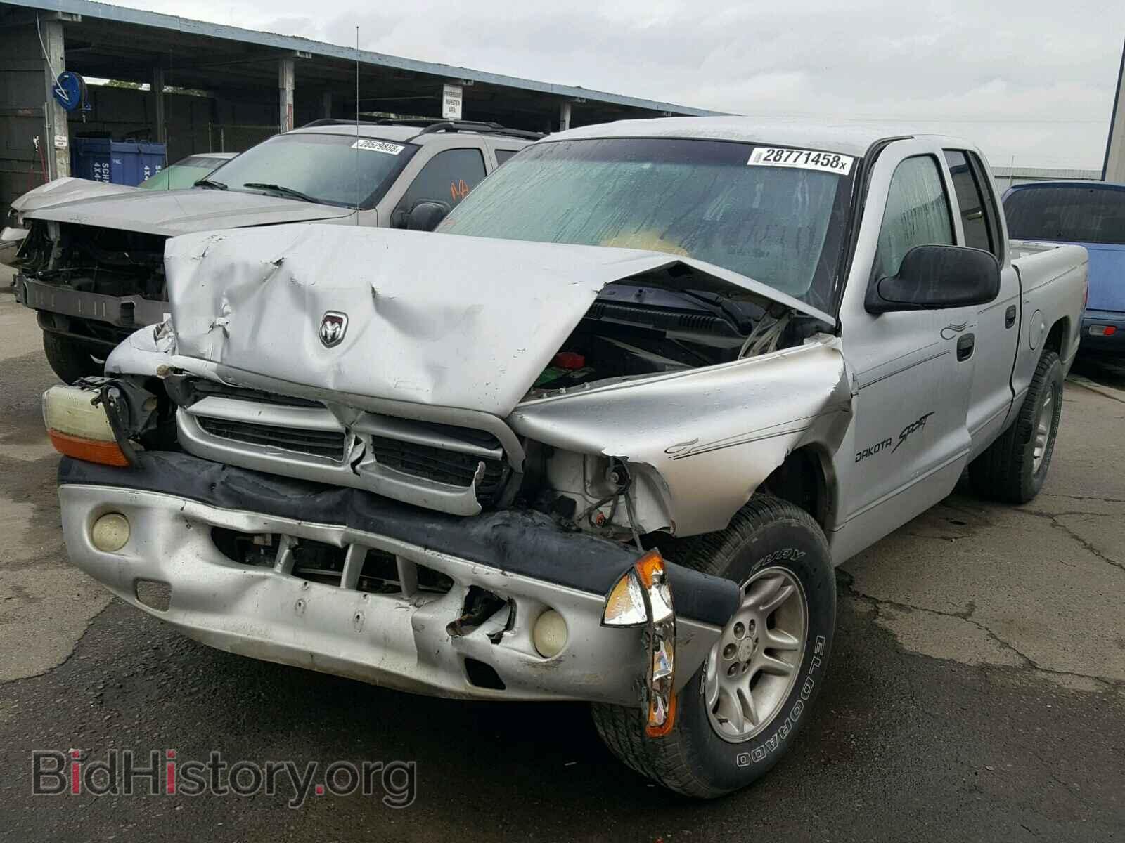 2001 DODGE DAKOTA - VIN: 1B7HL2AX21S241971 - Фото 2