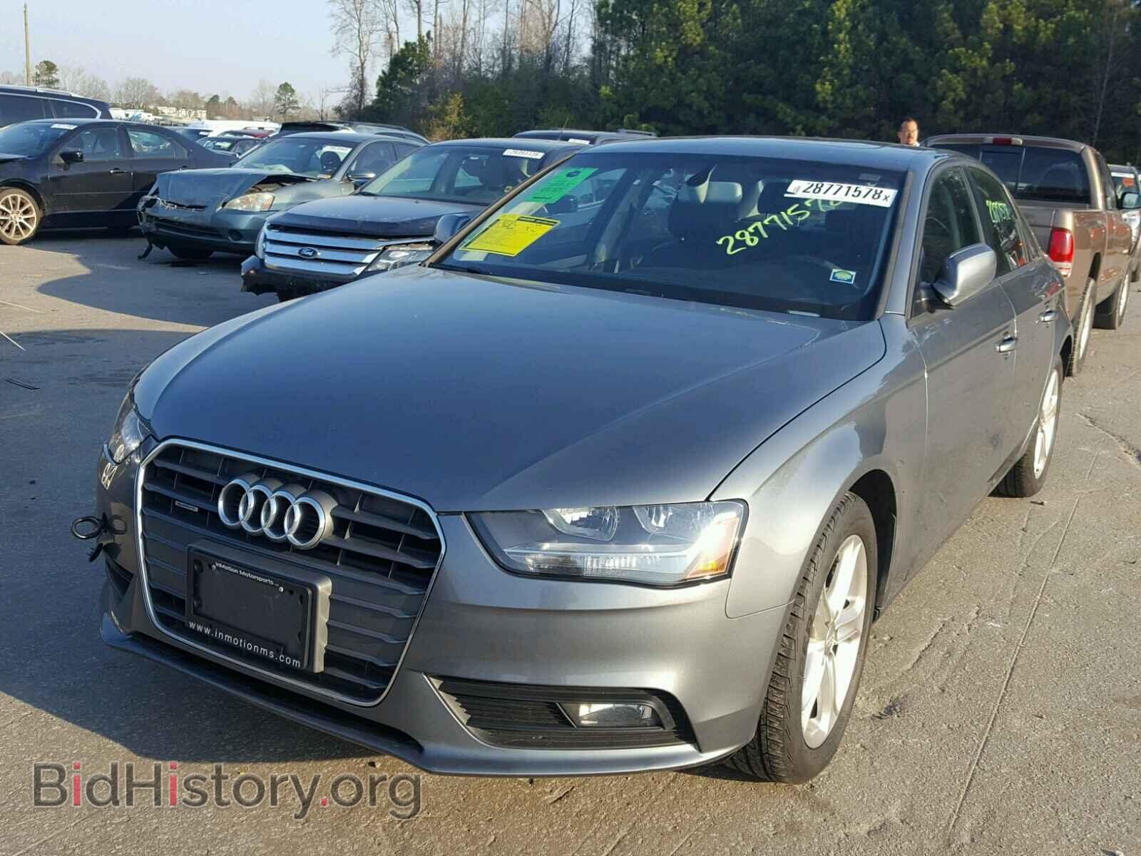 2013 AUDI A4 - VIN: WAUBFAFL4DN046158 - Фото 2