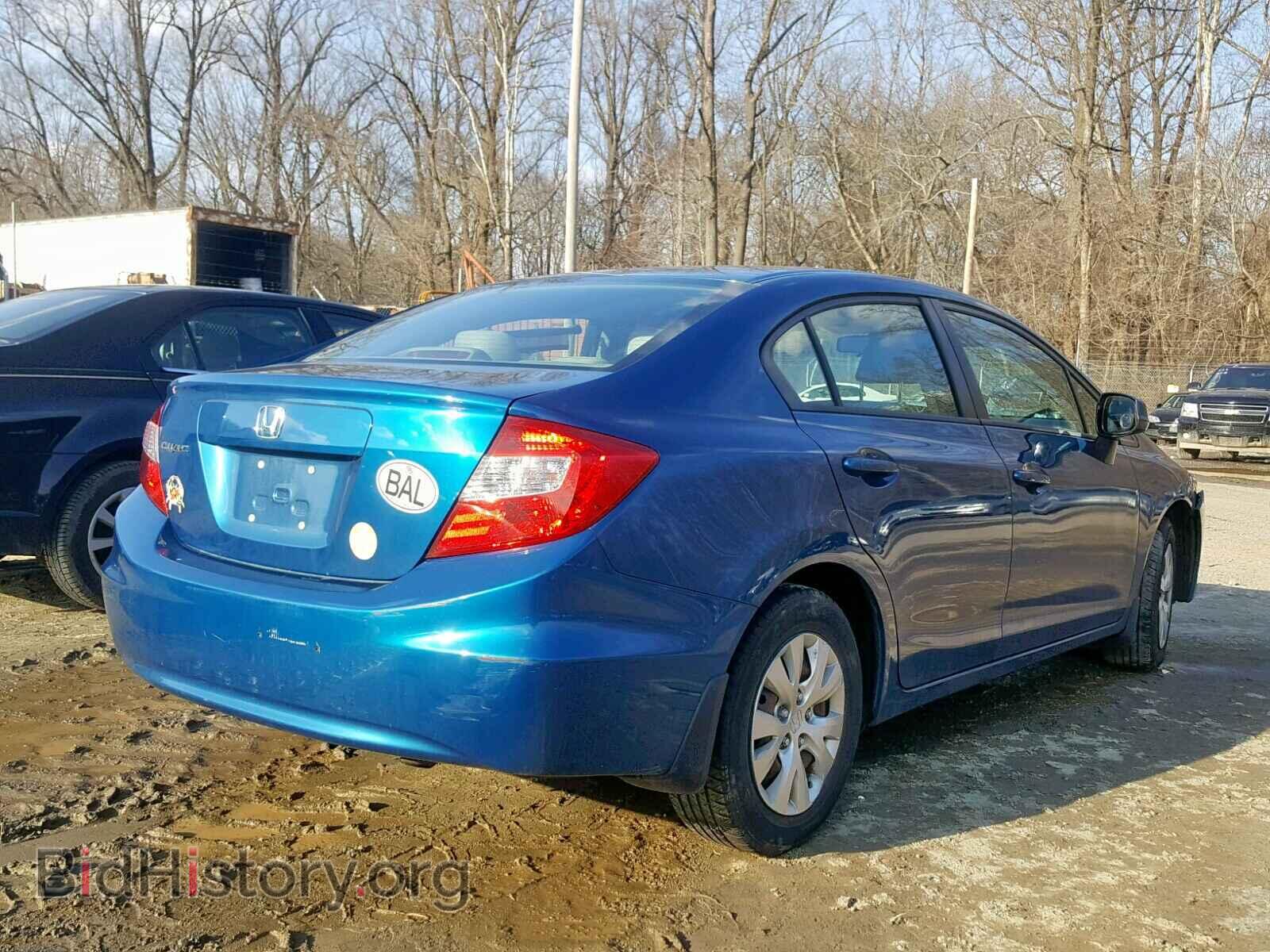 2012 HONDA CIVIC LX - VIN: 19XFB2F59CE027146 - Фото 4