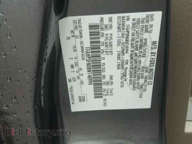 2011 FORD FOCUS - VIN: 1FAHP3FN0BW140994 - Фото 10
