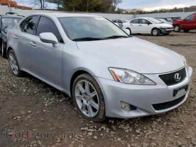 2007 Lexus IS 250, серебристый — VIN JTHCK262275012156, Copart