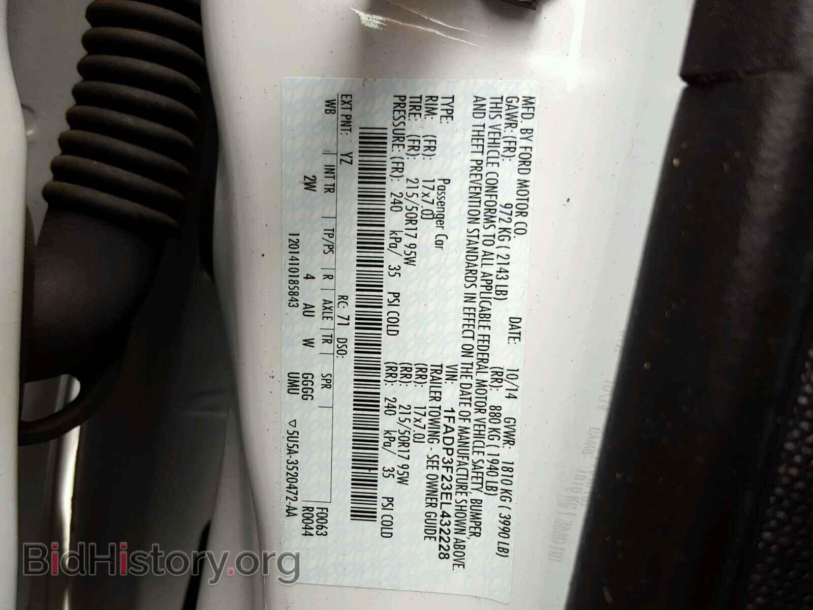 2014 FORD FOCUS - VIN: 1FADP3F23EL432228 - Photo 10