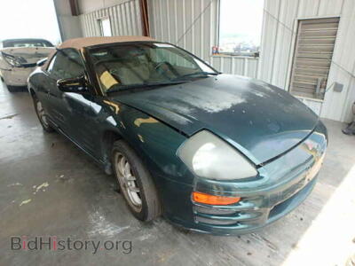 2001 Mitsubishi ECLIPSE Eclipse SP, зеленый — VIN 4A3AE85H71E202631, Copart