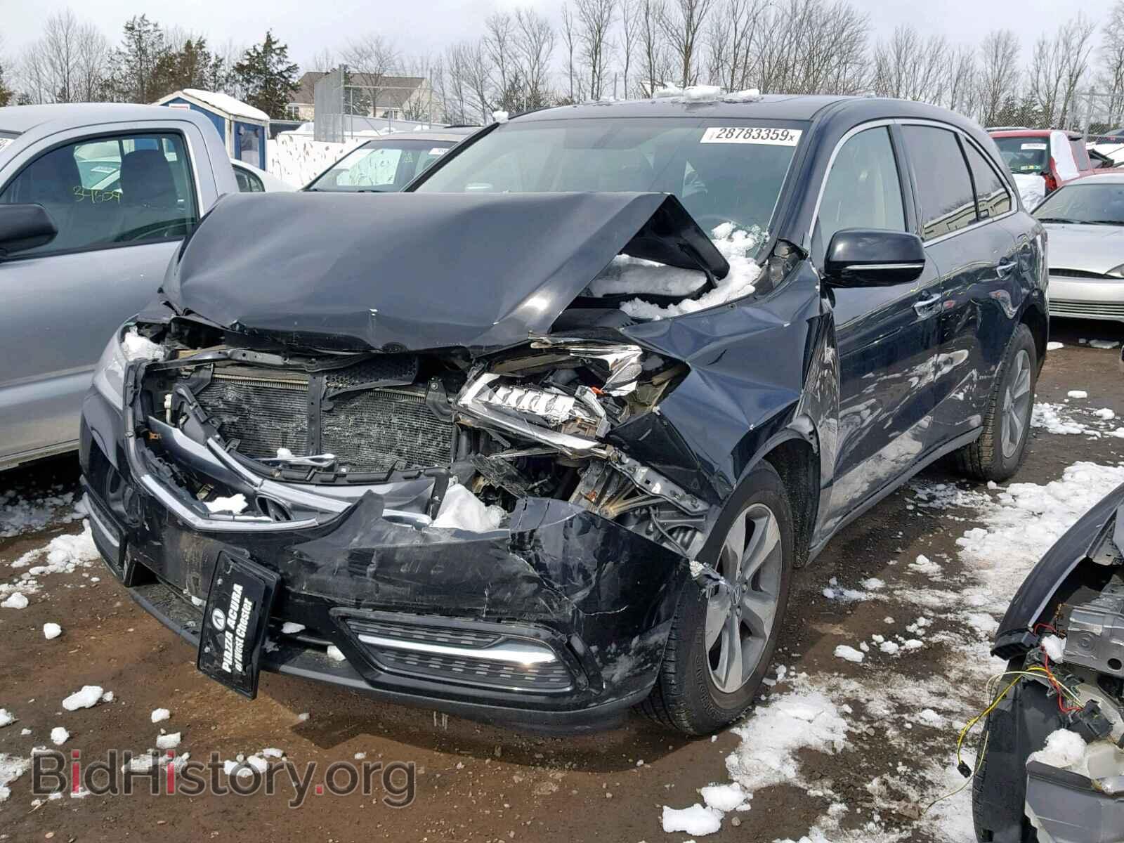 2014 ACURA MDX - VIN: 5FRYD4H27EB021925 - Фото 2