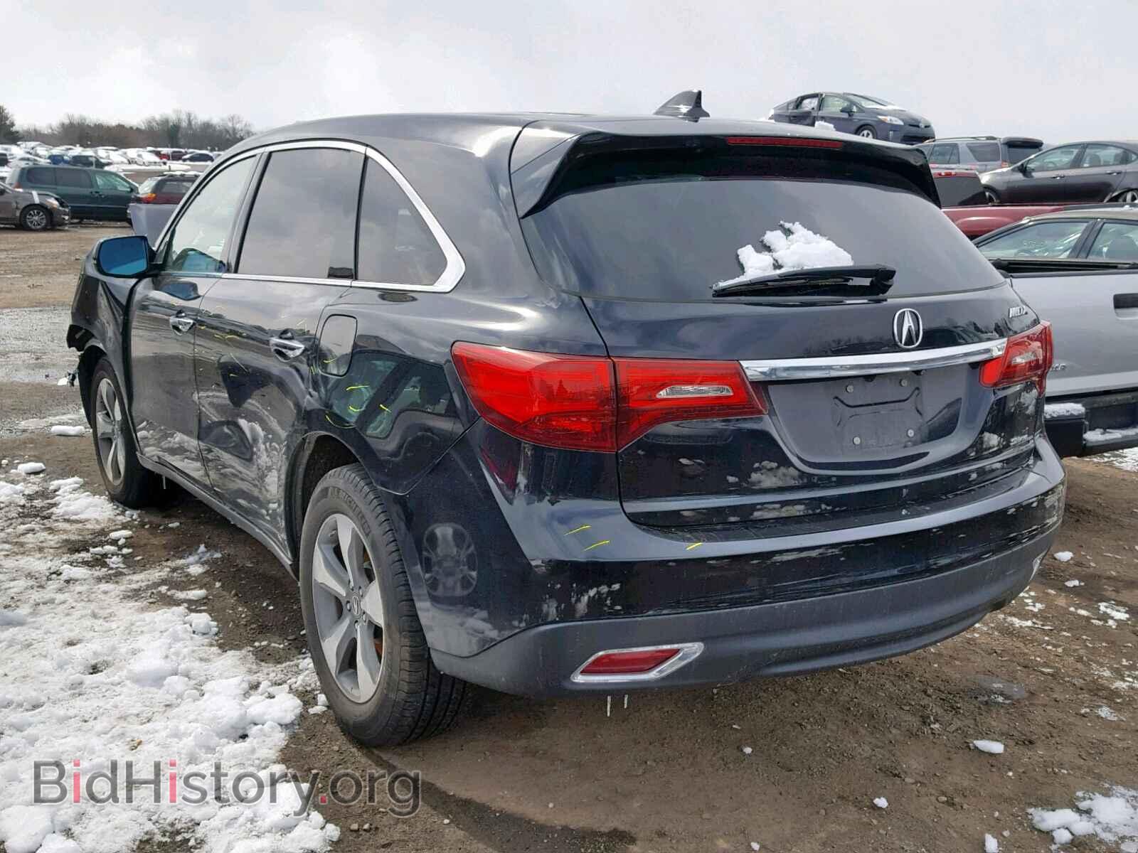 2014 ACURA MDX - VIN: 5FRYD4H27EB021925 - Фото 3