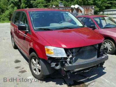 2010 Dodge CARAVAN Grand Cara, red — VIN 2D4RN4DE3AR248355, Copart