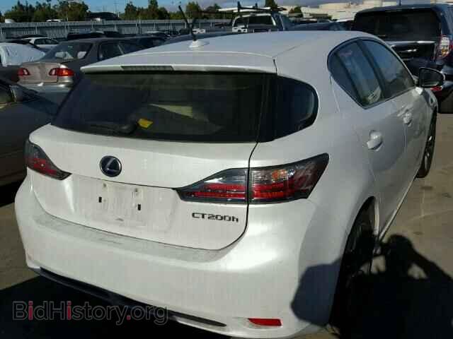 2012 LEXUS CT 200 - VIN: JTHKD5BH0C2052765 - Фото 4