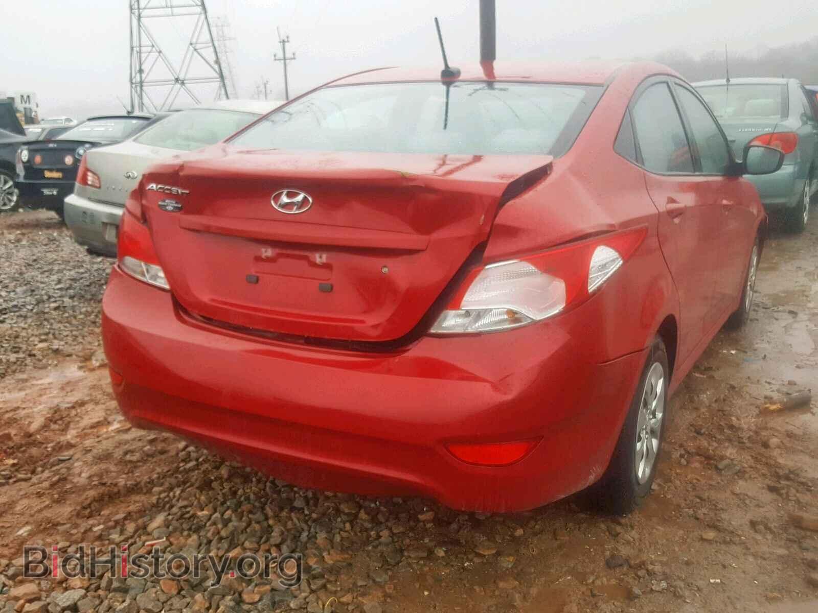 2016 HYUNDAI ACCENT - VIN: KMHCT4AE8GU118723 - Фото 4