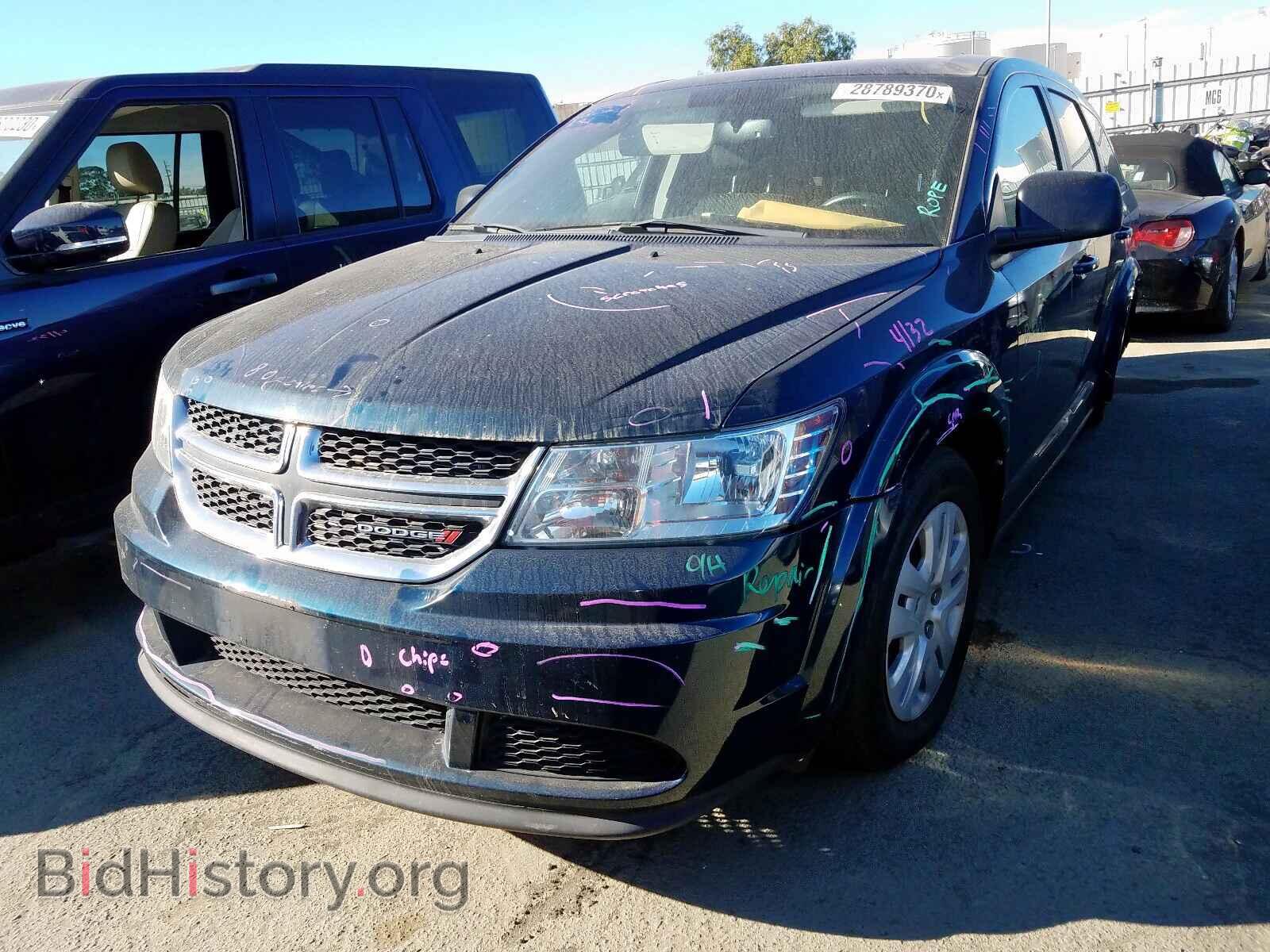 2013 DODGE JOURNEY - VIN: 3C4PDCAB3DT687231 - Фото 2