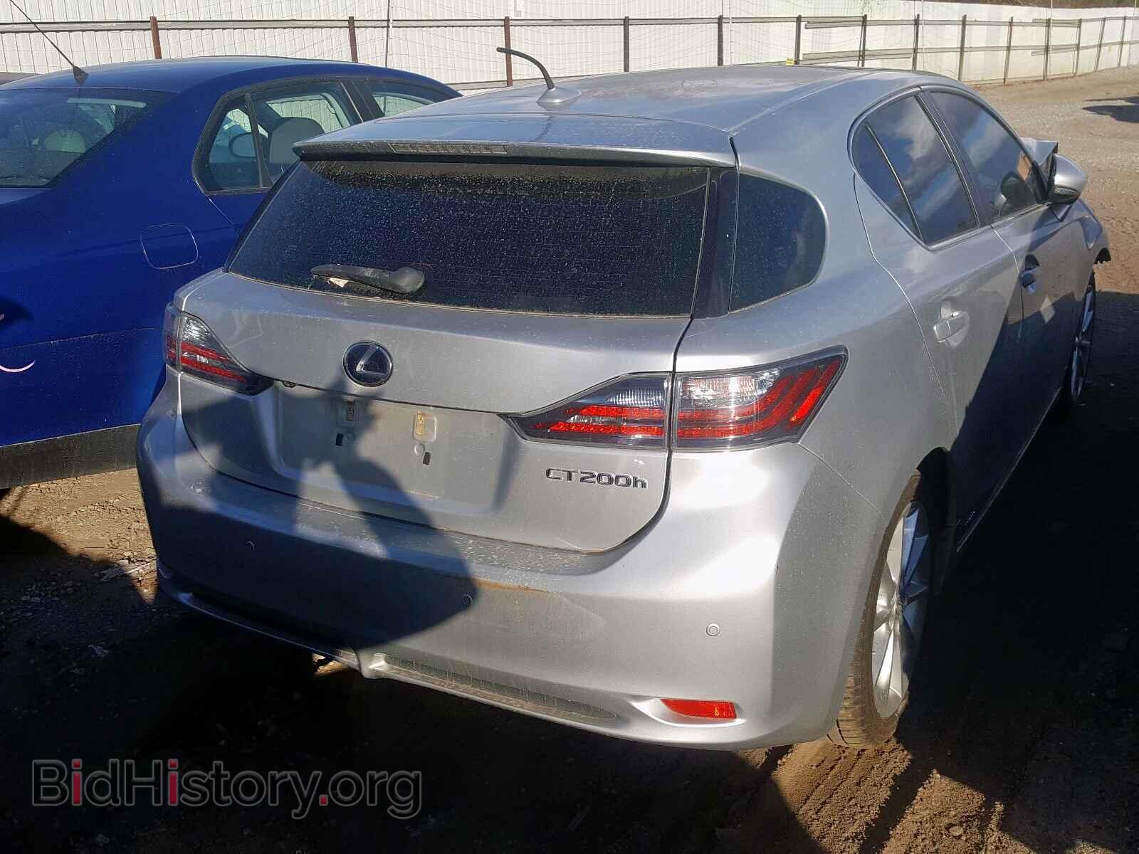 2013 LEXUS CT 200 - VIN: JTHKD5BH4D2133740 - Фото 4