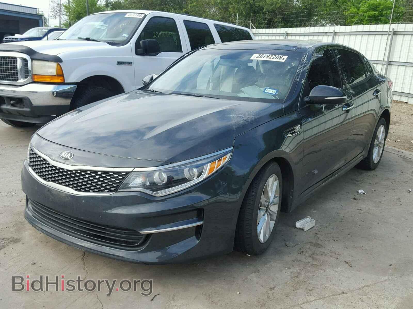 2016 KIA OPTIMA - VIN: 5XXGU4L36GG040186 - Фото 2