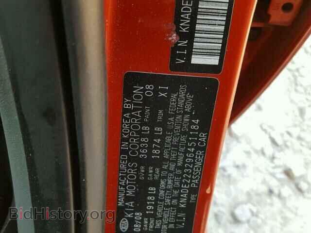 2009 KIA RIO BASE - VIN: KNADE223296451184 - Фото 10