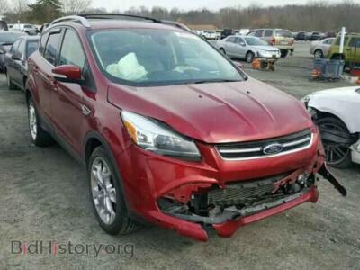 2014 Ford ESCAPE Escape TIT, темно-бордовый — VIN 1FMCU9J92EUB04567, Copart